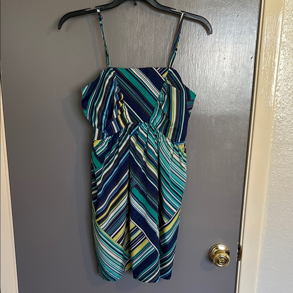 Wet Seal Multicolor Striped Mini Dress